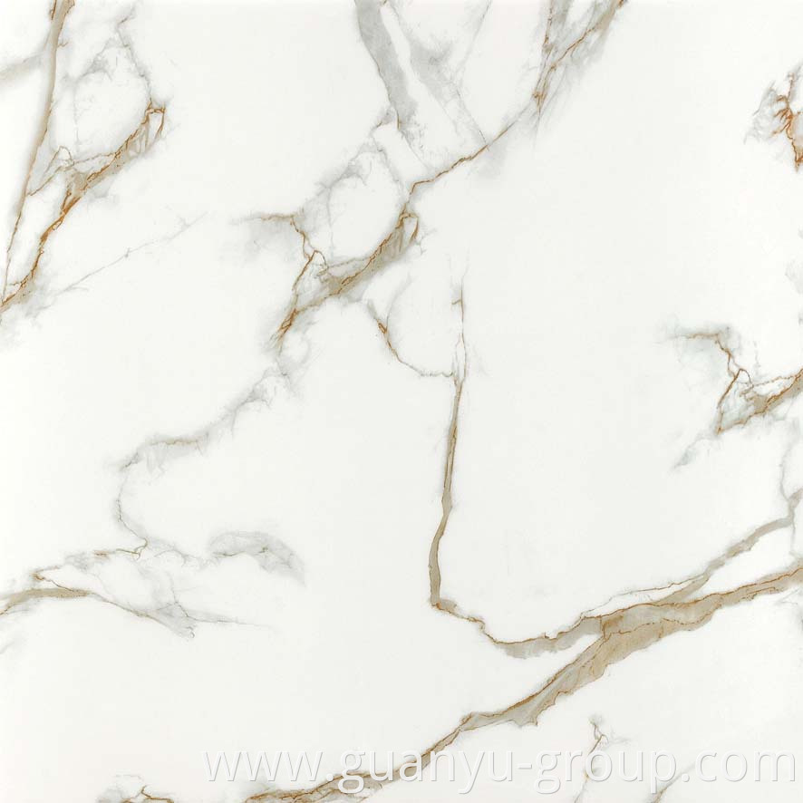 Ariston White Micro Crystal Polished Tile